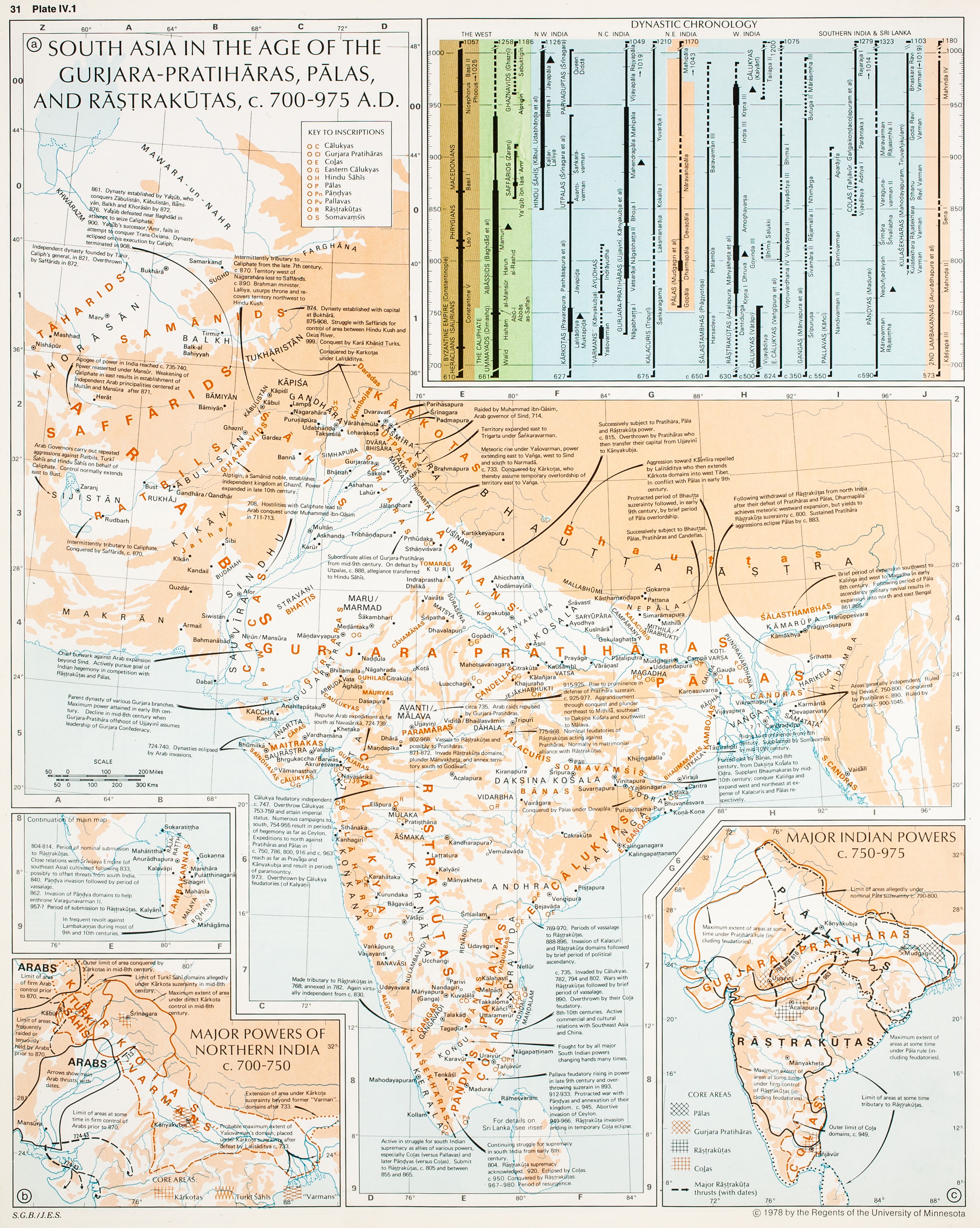 Gurjara-Pratiharas Map