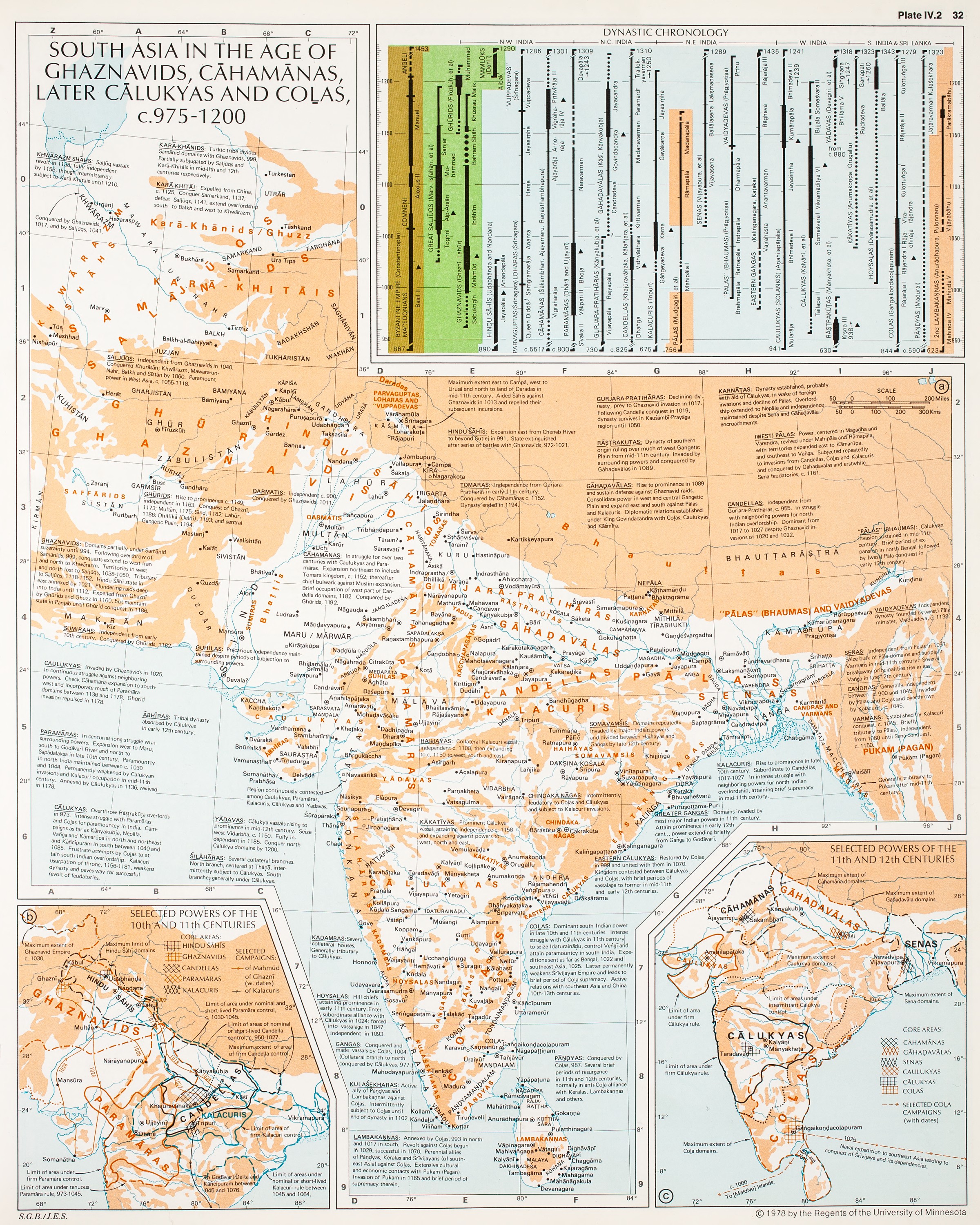 Ghaznavids Cahamanas Map